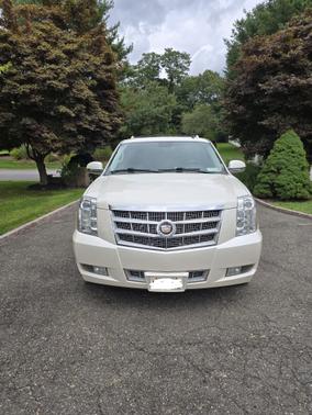 White 2014 Cadillac Escalade Platinum Edition