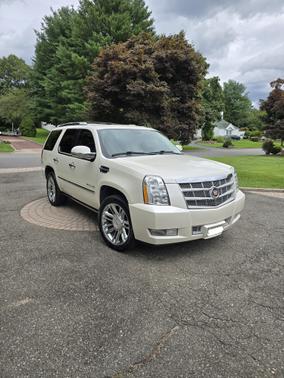 White 2014 Cadillac Escalade Platinum Edition