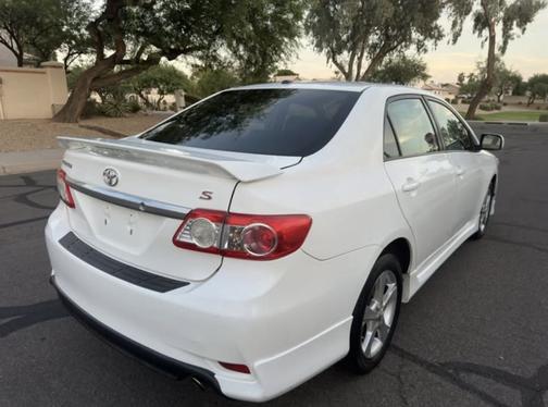 White 2011 Toyota Corolla S