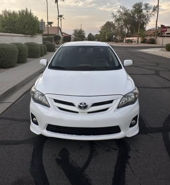 White 2011 Toyota Corolla S
