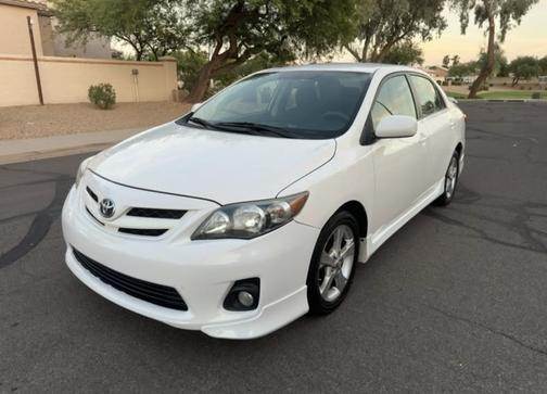 White 2011 Toyota Corolla S