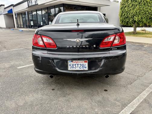 Black 2008 Chrysler Sebring Limited