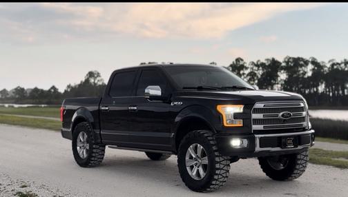 Black 2015 Ford F-150 Platinum