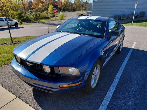 Blue 2008 Ford Mustang Base