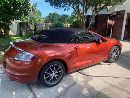 Orange 2012 Mitsubishi Eclipse Spyder GS Sport
