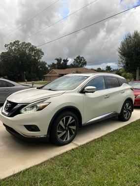 White 2018 Nissan Murano Platinum