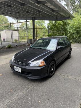 Black 1996 Honda Civic DX