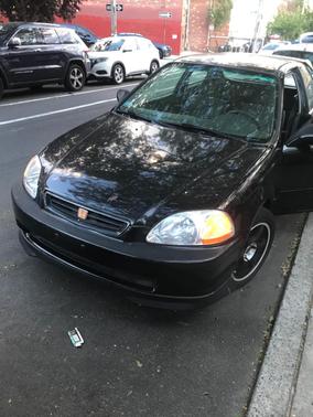 Black 1996 Honda Civic DX