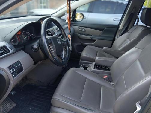 Gray 2015 Honda Odyssey Touring Elite