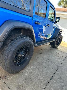 Blue 2021 Jeep Wrangler Unlimited Sport S