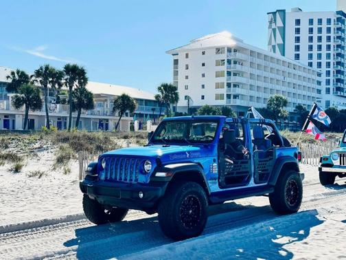 Blue 2021 Jeep Wrangler Unlimited Sport S