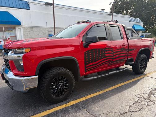 Red 2021 Chevrolet Silverado 2500 LT