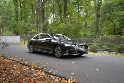 Black 2019 Audi A8 L 55
