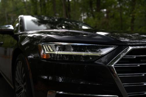 Black 2019 Audi A8 L 55
