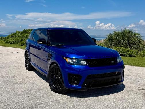 Blue 2015 Land Rover Range Rover Sport Supercharged SVR