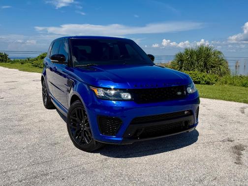 Blue 2015 Land Rover Range Rover Sport Supercharged SVR