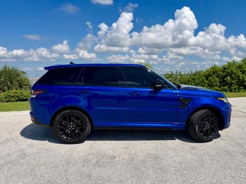 Blue 2015 Land Rover Range Rover Sport Supercharged SVR