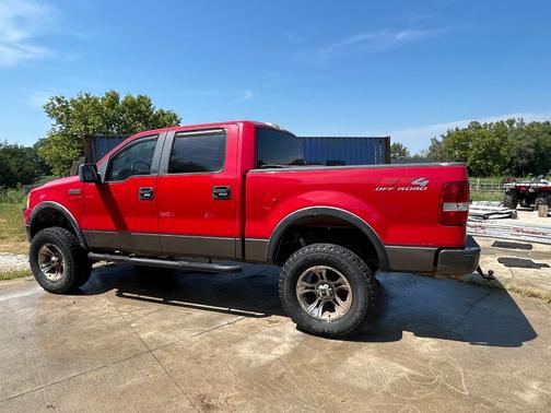 Red 2007 Ford F-150 FX4 SuperCrew