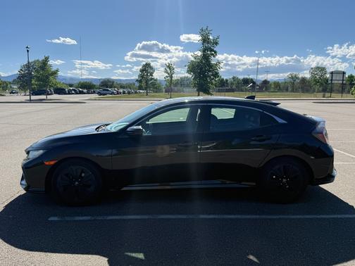Black 2017 Honda Civic EX-L w/Navi