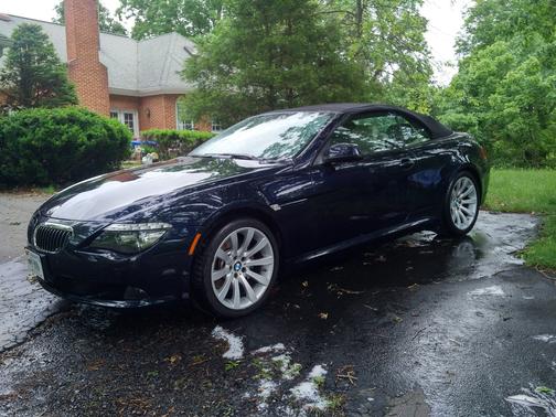 Blue 2010 BMW 650 i