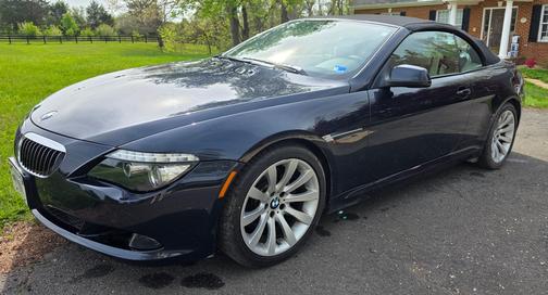 Blue 2010 BMW 650 i