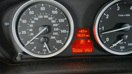 Blue 2010 BMW 650 i