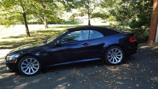 Blue 2010 BMW 650 i