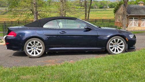 Blue 2010 BMW 650 i