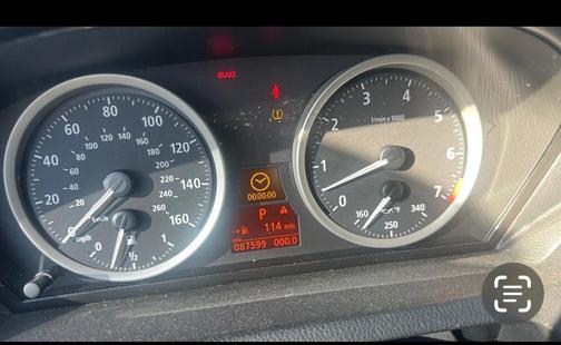 Blue 2006 BMW 650 i