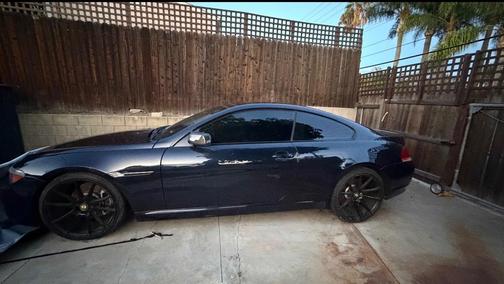 Blue 2006 BMW 650 i