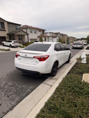 White 2015 Toyota Corolla S Plus