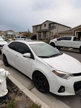 White 2015 Toyota Corolla S Plus