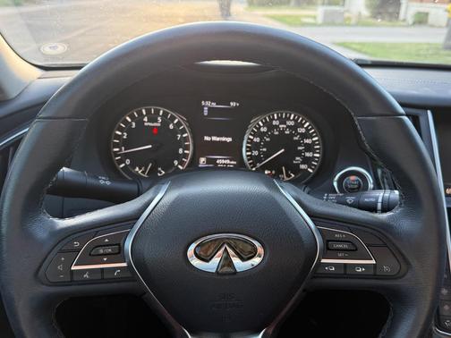 Black 2019 INFINITI Q50 3.0t LUXE