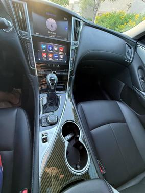 Black 2019 INFINITI Q50 3.0t LUXE