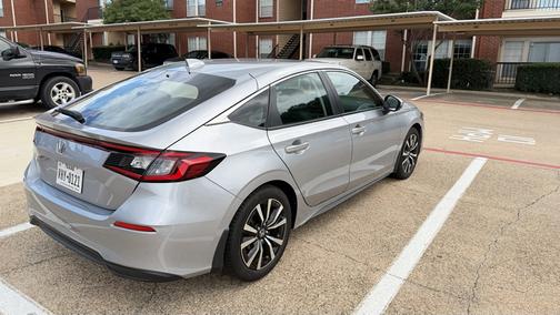 Silver 2023 Honda Civic EX-L