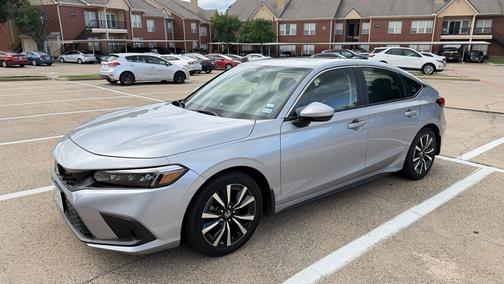 Silver 2023 Honda Civic EX-L