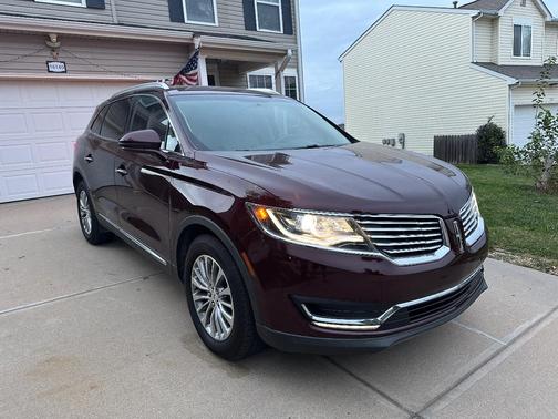 Red 2017 Lincoln MKX Select