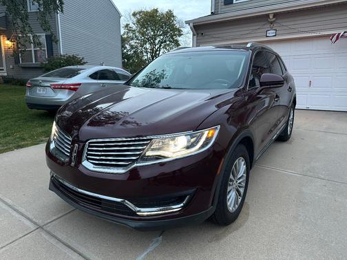 Red 2017 Lincoln MKX Select