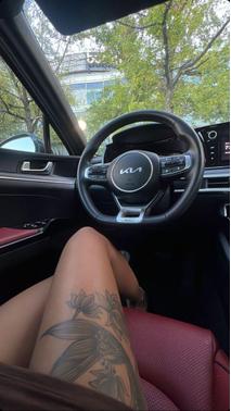 Gray 2023 Kia K5 GT-Line