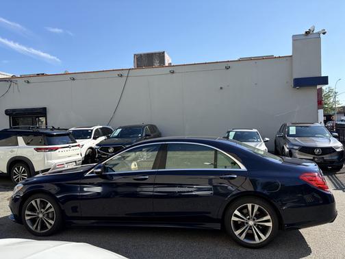 Blue 2015 Mercedes-Benz S-Class S 550 4MATIC