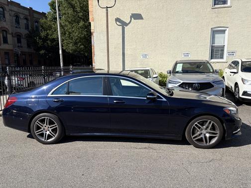 Blue 2015 Mercedes-Benz S-Class S 550 4MATIC