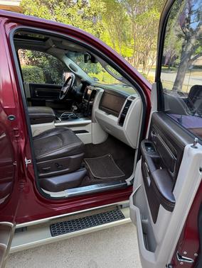 Red 2013 RAM 1500 Laramie Longhorn Edition