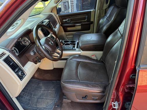 Red 2013 RAM 1500 Laramie Longhorn Edition