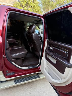 Red 2013 RAM 1500 Laramie Longhorn Edition