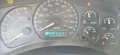 Gray 2002 Chevrolet Silverado 2500 LS H/D Crew Cab