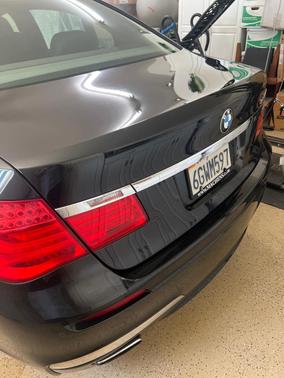 Black 2010 BMW 750 Li