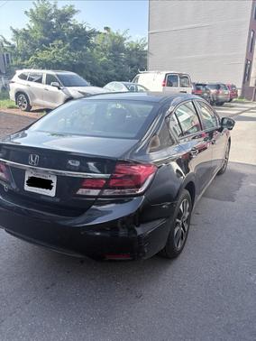 Black 2015 Honda Civic EX
