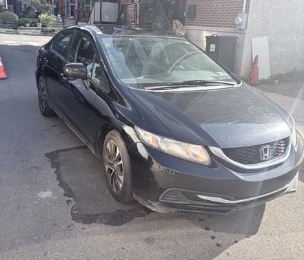 Black 2015 Honda Civic EX