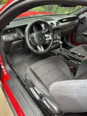 Red 2015 Ford Mustang V6