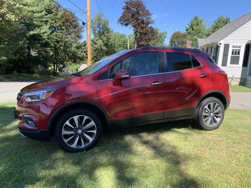 Red 2019 Buick Encore Essence